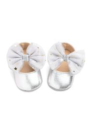 Baby / Toddler Girl Stars Decor Bowknot Solid Prewalker Shoes