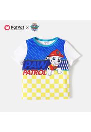 PAW Patrol Toddler Boy Letter Print Colorblock Short-sleeve Tee