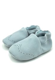 Baby Fashionable Solid Leather Antiskid Prewalker Shoes