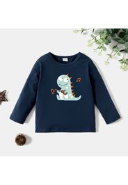 Toddler Graphic Dinosaur Print Long-sleeve Tee