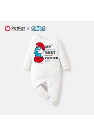 Smurfs Baby Boy/Girl Best Father Ever Cotton Jumpsuit/One Piece