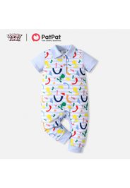 Looney Tunes Baby Boy/Girl Allover Print Short-sleeve Jumpsuit