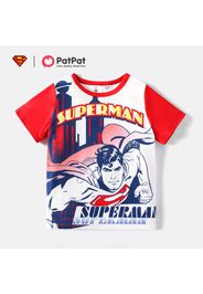 Superman Kid Boy Colorblock Super hero Tee