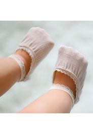 Stylish Solid Lace Design Invisible Socks