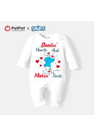 Smurfs Mommy's Sweetheart Baby Boy/Girl 100% Cotton Jumpsuit