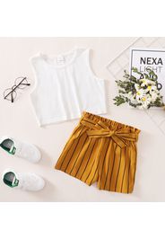 Fashionable Kid Girl Striped Casual Set