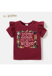 Harry Potter Toddler Girl Graphic Ruffle Cotton Tee