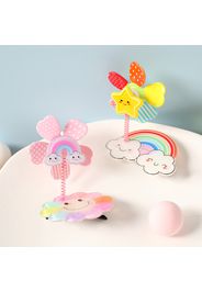 2-pack Creative Rainbow Pinwheel Hair Clip for Girls