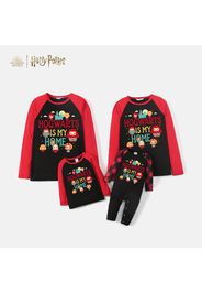 Harry Potter Family Matching HOGWARTS Colorblock Top and Plaid Pants