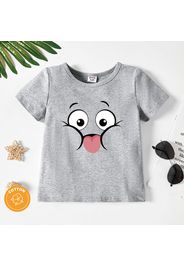 Toddler Graphic Smiley Print Short-sleeve Tee