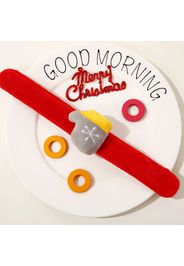 Christmas Slap Bracelets Wristband Pat Circle Handcuff Bracelet for Kids