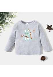 Toddler Graphic Dinosaur Print Long-sleeve Tee