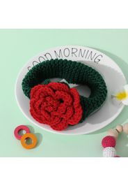 Big Floral Knit Headband Hair Accessory for Girls