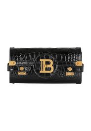 B-Buzz 23 Clutch bag in crocodile effect leather