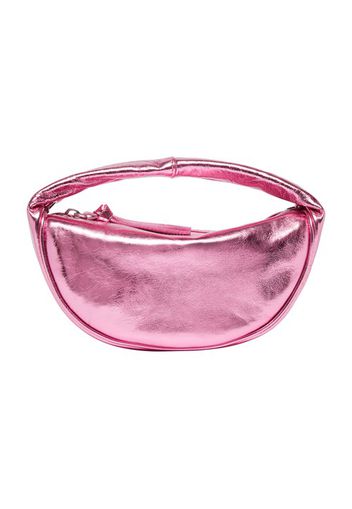 Baby Cush lipstick metallic leather bag