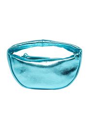 Baby Cush aquamarine metallic leather bag