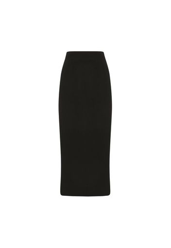 Virgin wool pencil skirt