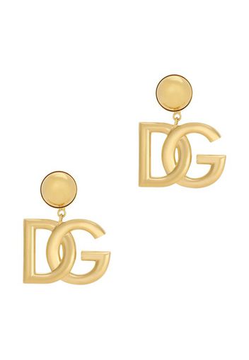 Clip-on earrings with DG logo