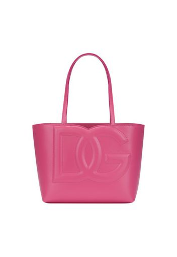 Small calfskin DG Logo Bag shopper