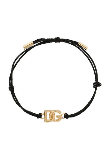 Cord Bracelet with Small Logo