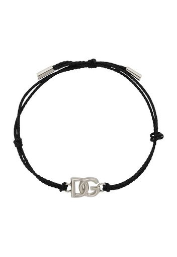 Cord Bracelet with Small Logo