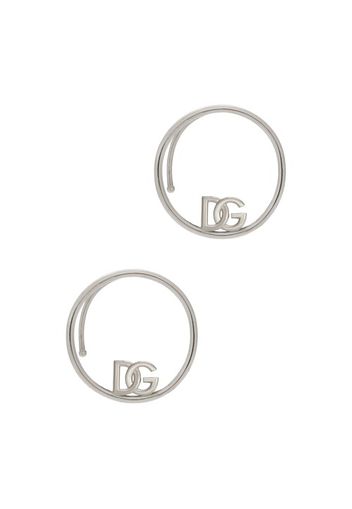 Ear cuff earrings with DG logo