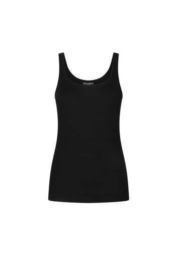 Sleeveless cotton t-shirt