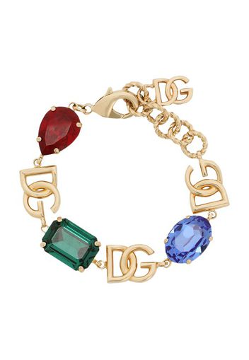 Bracelet withlogo and rhinestones