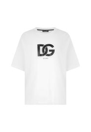 Cotton T-shirt with DG logo print