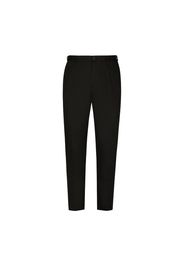 Stretch cotton pants with DG hardware