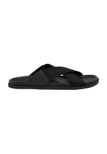 G Flat sandals with crossed bands