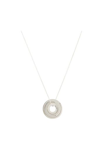 Necklace accumulation collars disc le 5g silver 925 slick polished