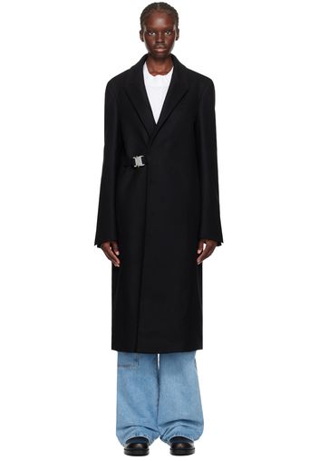 1017 ALYX 9SM Black Buckle Coat