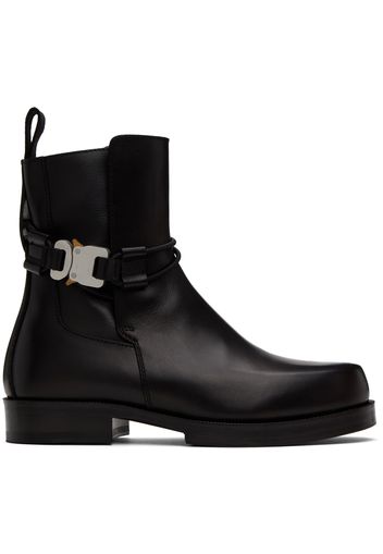 1017 ALYX 9SM Black Low Buckle Boots