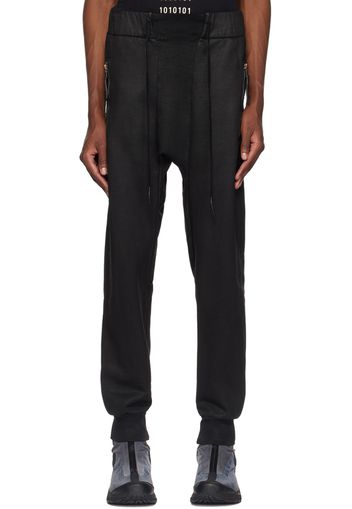 11 by Boris Bidjan Saberi Black P13 Coated Lounge Pants