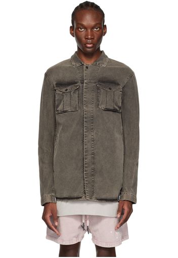 11 by Boris Bidjan Saberi Gray Faded Shirt