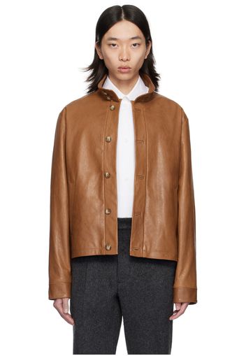 16Arlington Tan Haeto Leather Jacket