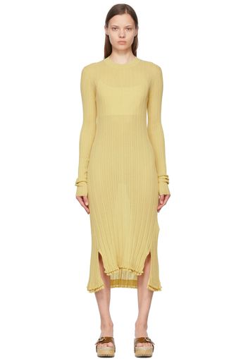 3.1 Phillip Lim Yellow Cotton Midi Dress