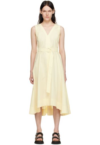 3.1 Phillip Lim Yellow Belted Midi Dress