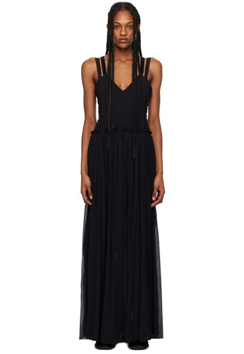 3.1 Phillip Lim Black Ruched Maxi Dress