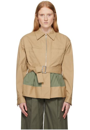 3.1 Phillip Lim Beige Belted Jacket