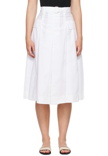 3.1 Phillip Lim White Utility Midi Skirt