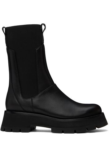 3.1 Phillip Lim Black Kate Lug Sole Boots