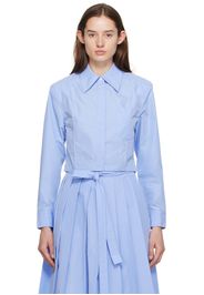 3.1 Phillip Lim Blue Cropped Shirt