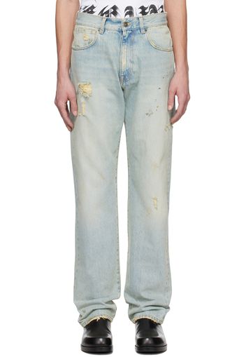 424 Blue Distressed Jeans