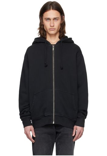 424 Black Zip Hoodie