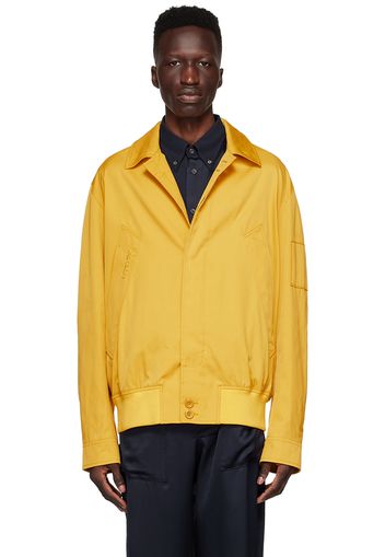 4SDESIGNS Yellow Polyester Jacket