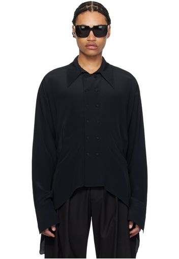 Aaron Esh Black Darted Shirt