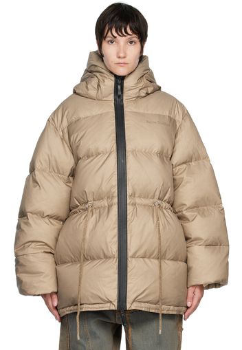 Acne Studios Beige Puffer Down Jacket