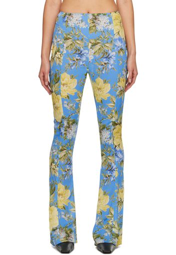 Acne Studios Blue Flared Trousers